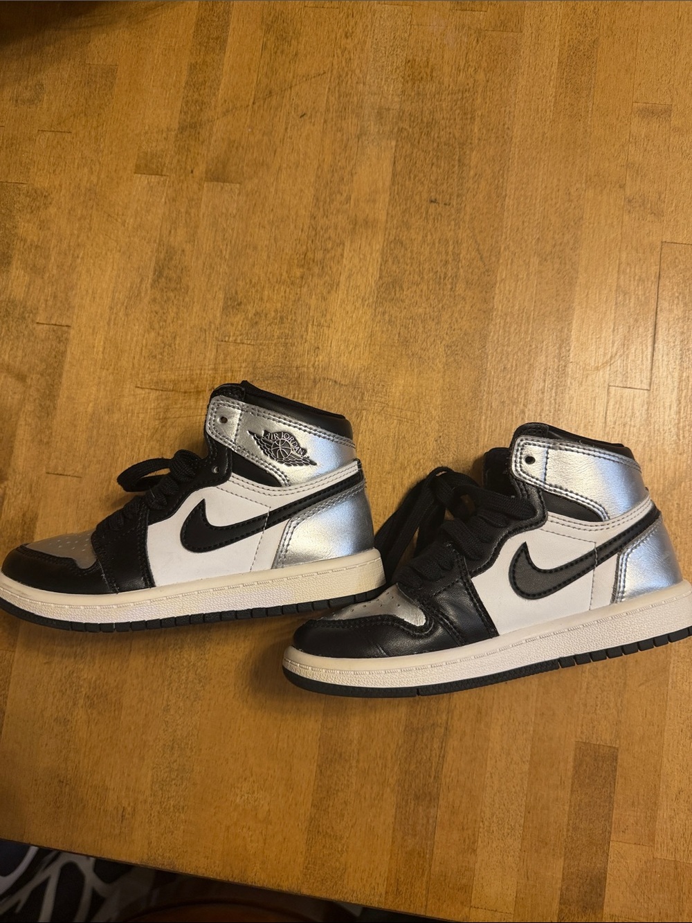 Nike jordan 1 silver toe 11c - Picture 2 of 5